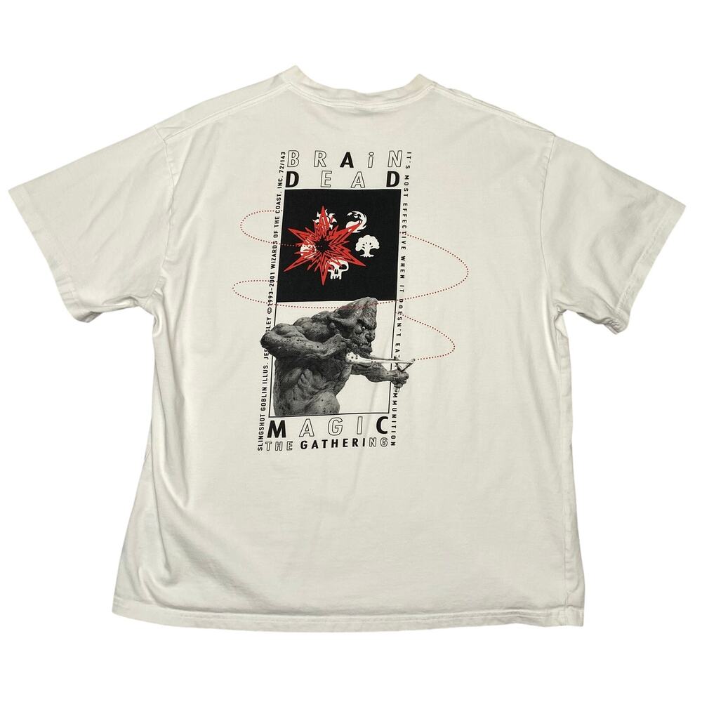 Brain Dead x Magic The Gathering Simple Strategies Tee Shirt Men's Large Rare